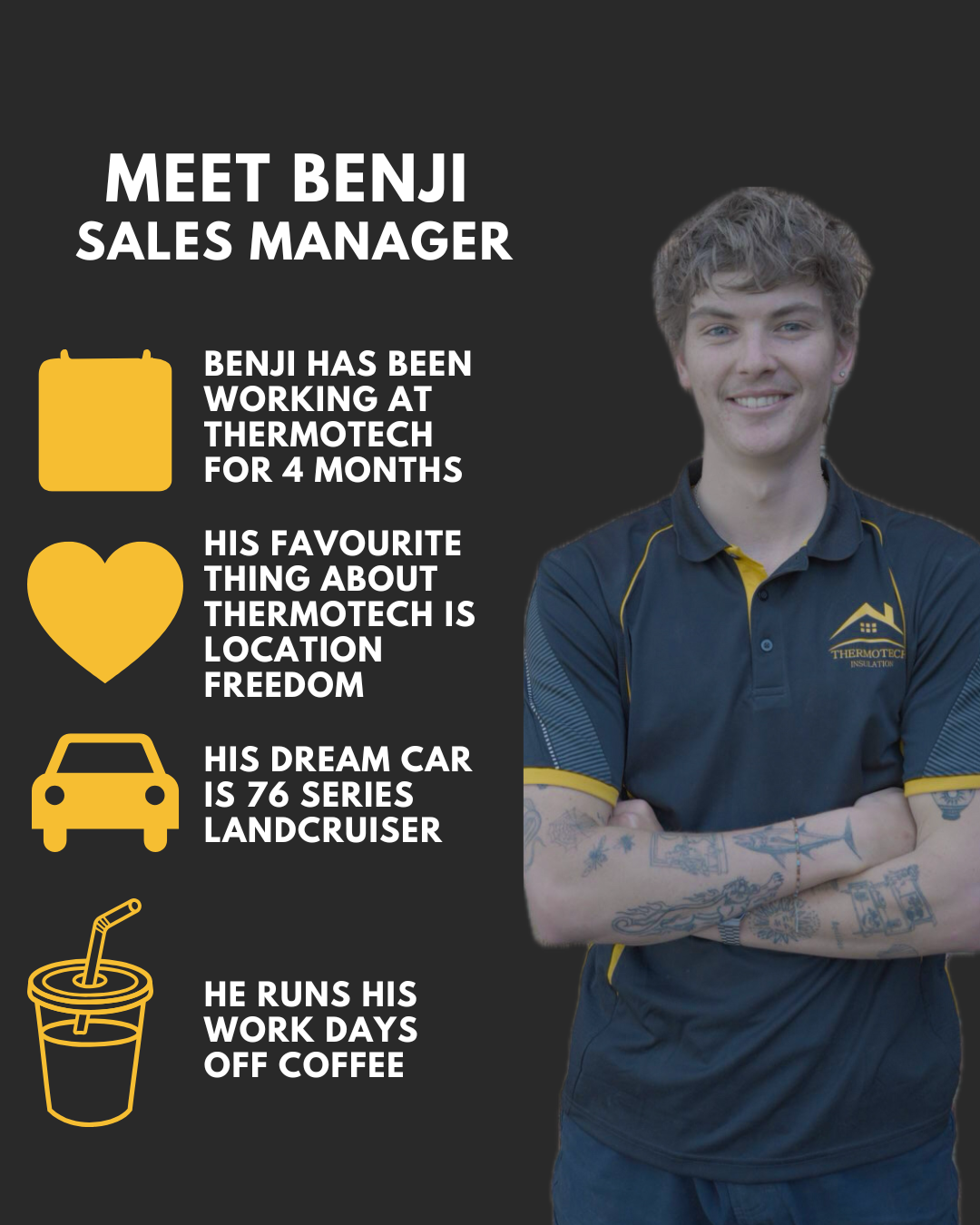 Meet Benji, sales manager at Thermotech