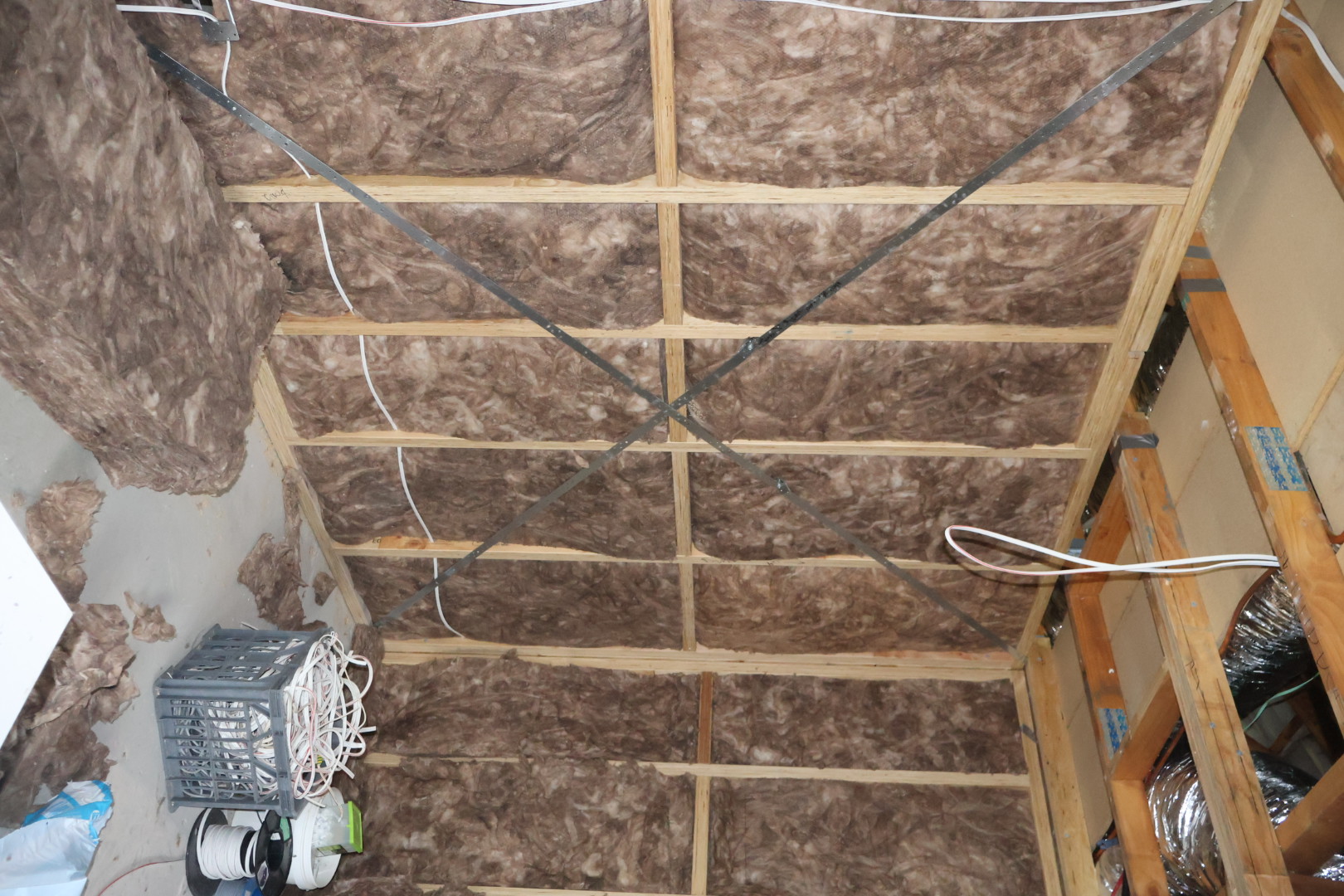 Insulated internal walls ready for lining, NSW