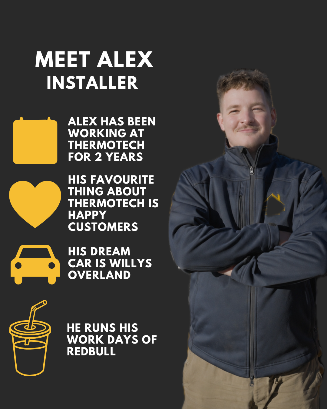 Meet Alex, insulation installer at Thermotech