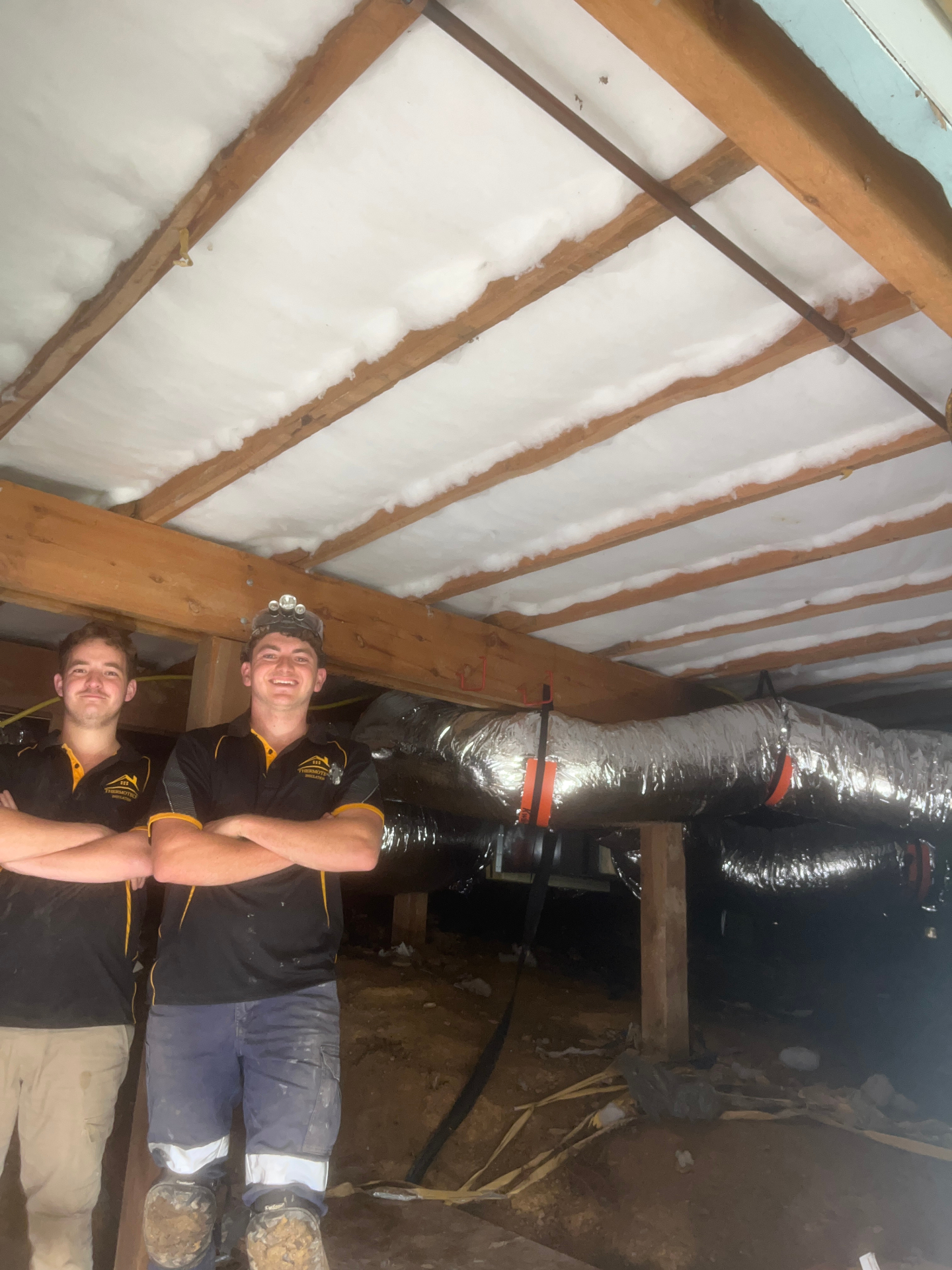 Thermotech installation team on site